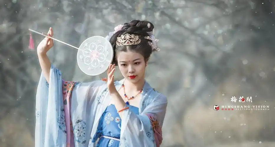 最美汉服:同安八怪谷梅花汉服摄影二