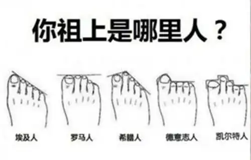 一,脚趾长短看性格命运