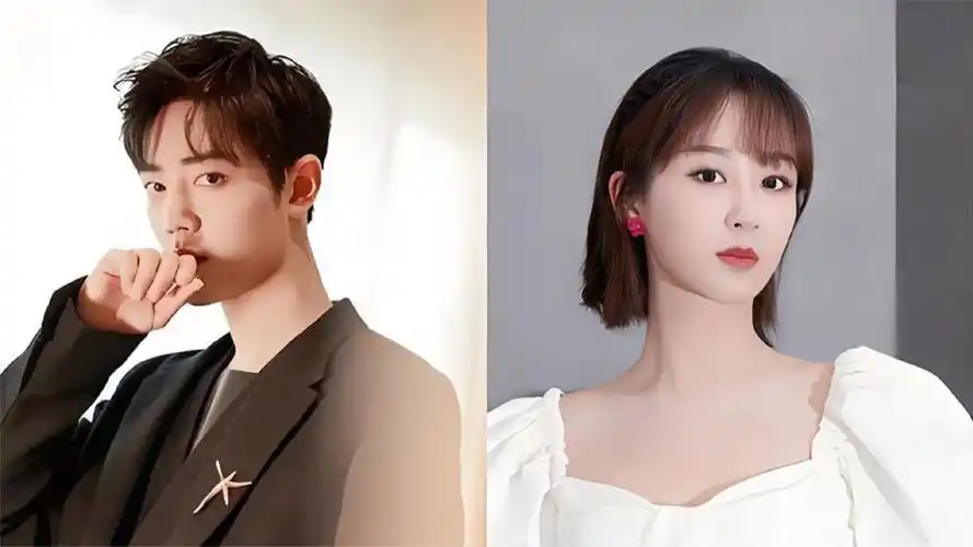 杨紫探班肖战瞬间手忙脚乱,这狂撩头发的举动,心动实在太明显!