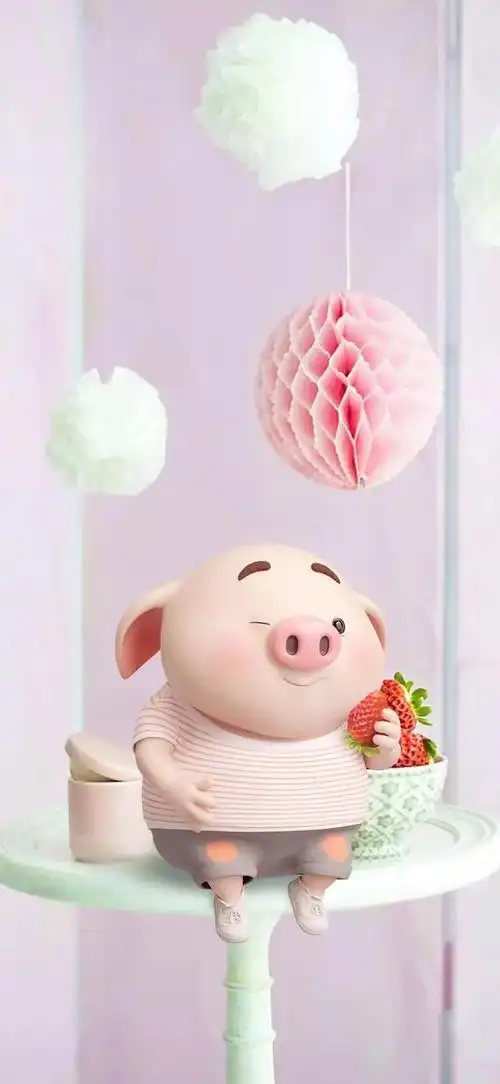 猪猪壁纸,可爱的猪猪壁纸(超萌,超可爱的小猪壁纸图片)_犇涌向乾