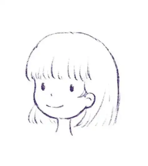 儿童简笔画女孩半侧面头部画法教程