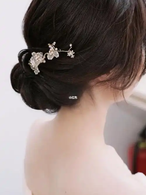 超简单韩式盘发教程78慵懒到不行!