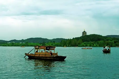 浙江 杭州 西湖 苏堤 春晓