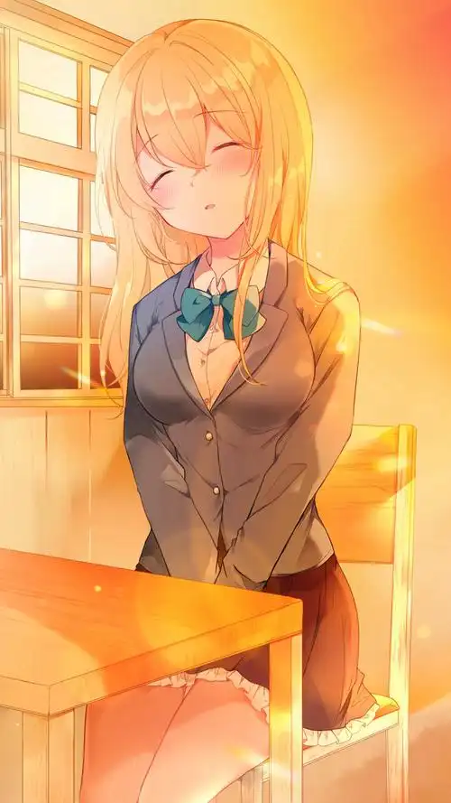 唯美治愈二次元萌妹手机壁纸_动漫_手机壁纸下载_美桌网