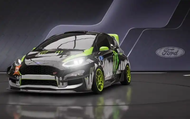 福特嘉年华st拉力赛车第一视角