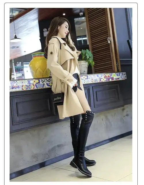 吉普盾25岁至30岁35少妇小个子穿的过膝靴小个子女长靴秋冬2022新款