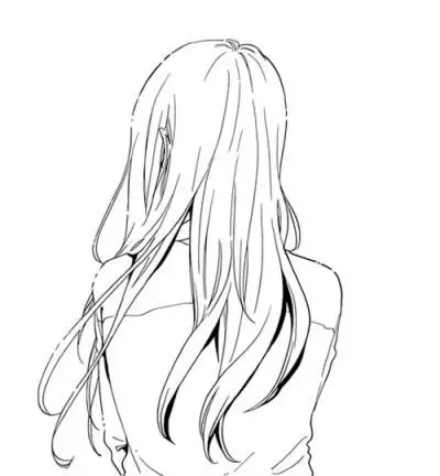 女生 线条 头像