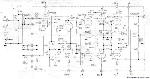 麦景图mc3500前级放大电路工作原理