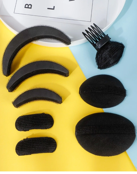 头发蓬松神器垫发根垫高头顶女发夹子两侧空姐垫发神器头顶隐形 2蓬蓬