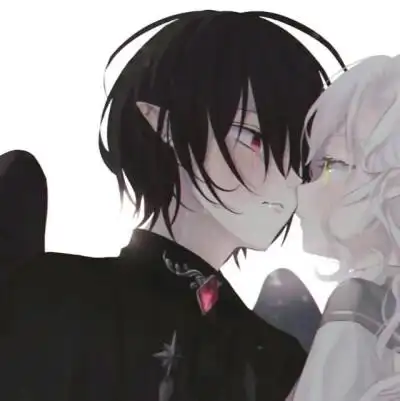 天使恶魔男女情侣头像