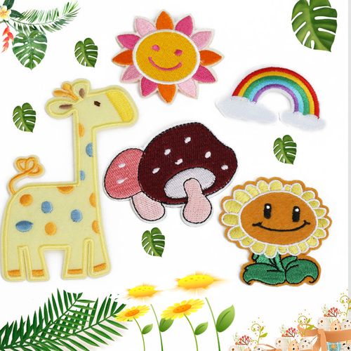 儿童衣服贴补丁贴布贴时尚刺绣贴花熨烫画贴布裤子破洞修补洞衣贴