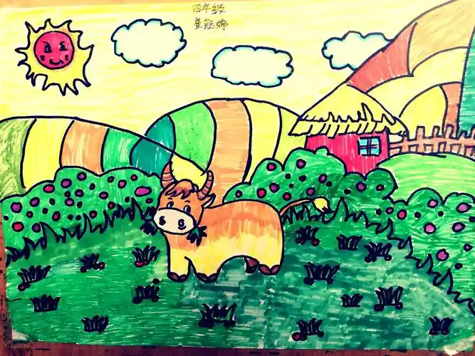 淹底学校第四周美术社团绘画活动