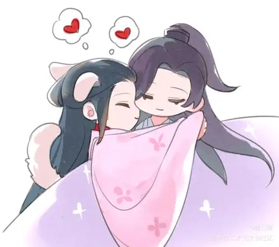 狗勾能有什么坏心思呢_山河令温周q版绘画作品