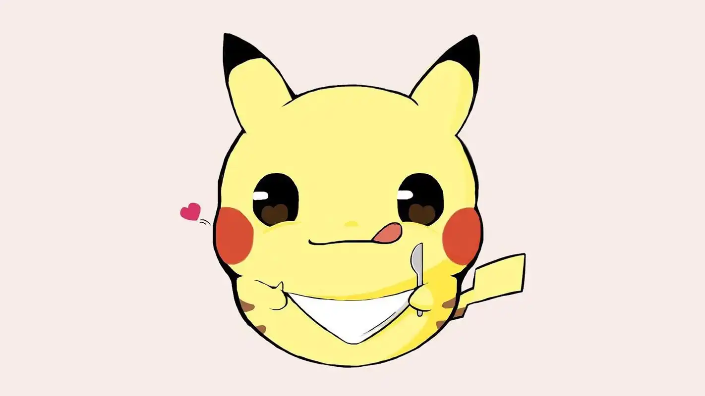 超可爱的皮卡丘卡通图片壁纸