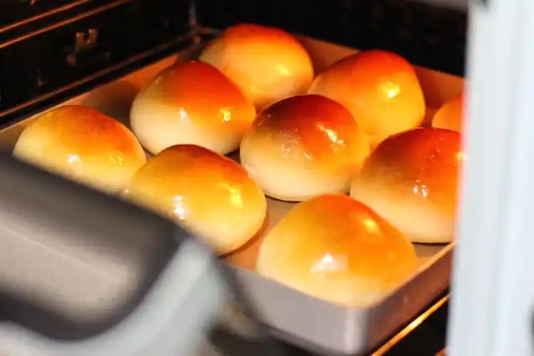 蜂蜜芋泥小面包烫种冷藏低温发酵