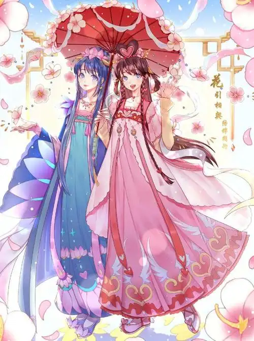 叶罗丽漫画版人物孔雀和罗丽成了同桌思思和王默穿汉服逛街