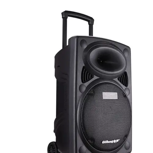 奇声12寸15寸户外大功率广场舞音响可移动蓝牙拉杆音箱重低音便携图片