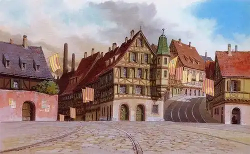 科尔玛小镇,是宫崎骏卡通《哈尔的移动城堡》中的场景之一.