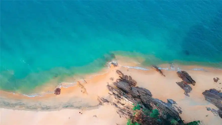 唯美海洋沙滩风光高清桌面壁纸