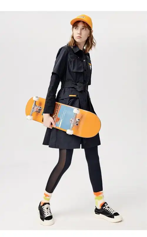 filafusion斐乐女装运动连衣裙女子梭织连衣裙2021新款ins潮工装风