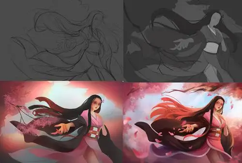 鬼灭之刃祢豆子同人