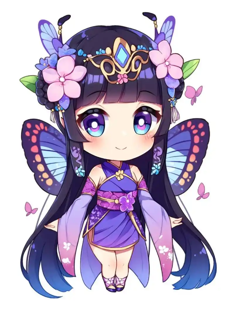 q版二次元王者荣耀貂蝉夏仲夜之梦  夏日滤镜