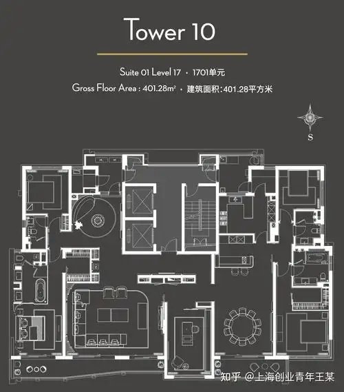 你见过最完美的五居室大平层或者复式的户型是什么样的? - 知乎