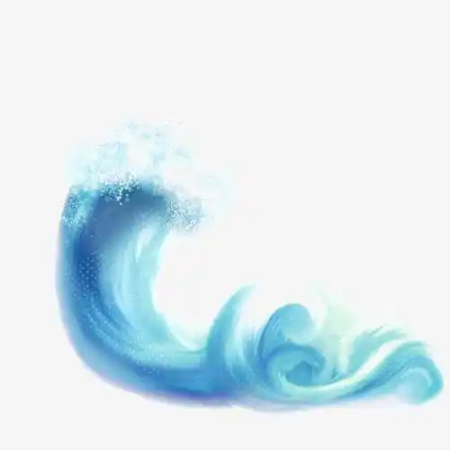 浪花水彩画浪花水彩画怎么画