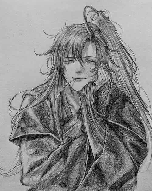 动漫铅笔画简单(动漫人物铅笔画手绘)-百科学社