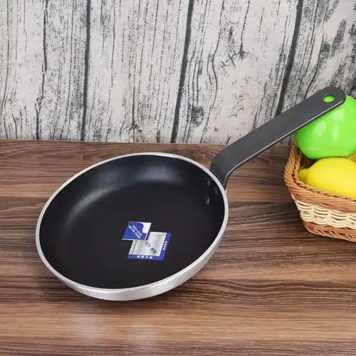 超厚铁柄法式不粘锅平底锅不粘煎锅酒店专用不粘锅平底煎锅40cm