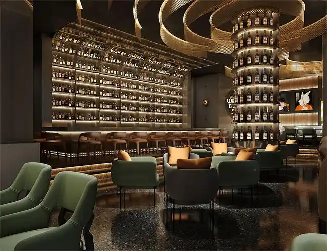 成都酒吧设计|时尚轻奢清吧设计|空间|商业空间设计|酒吧创意设计