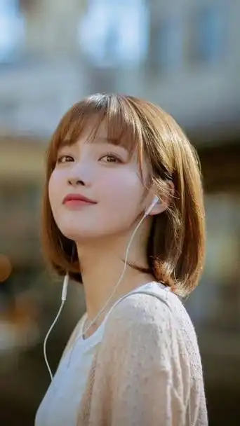 绘画参考#短发女生头像参考