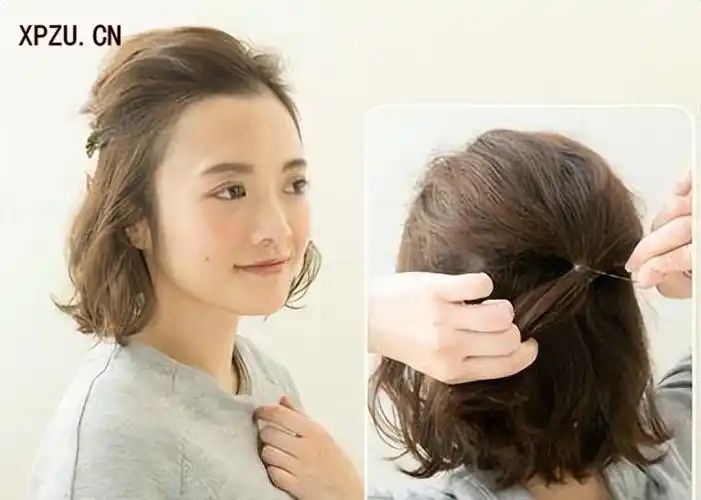 扎短发的100种方法又简单漂亮可爱(短发怎么扎头发好看又简单教程)