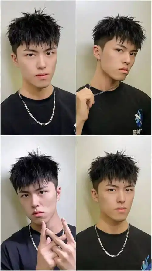 夏天男士短发就得这样烫50款