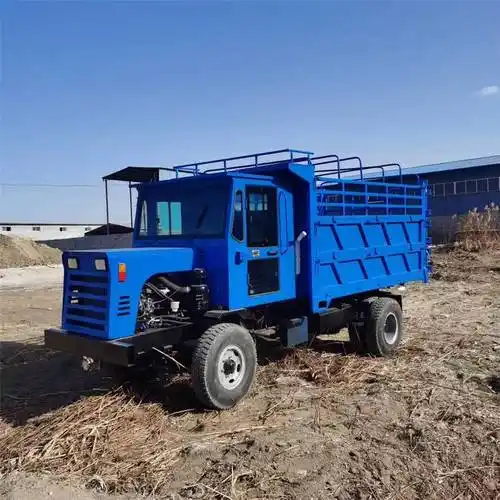 拉粮柴油四驱农用车液压自卸四轮四驱运输车32马力四驱爬山虎