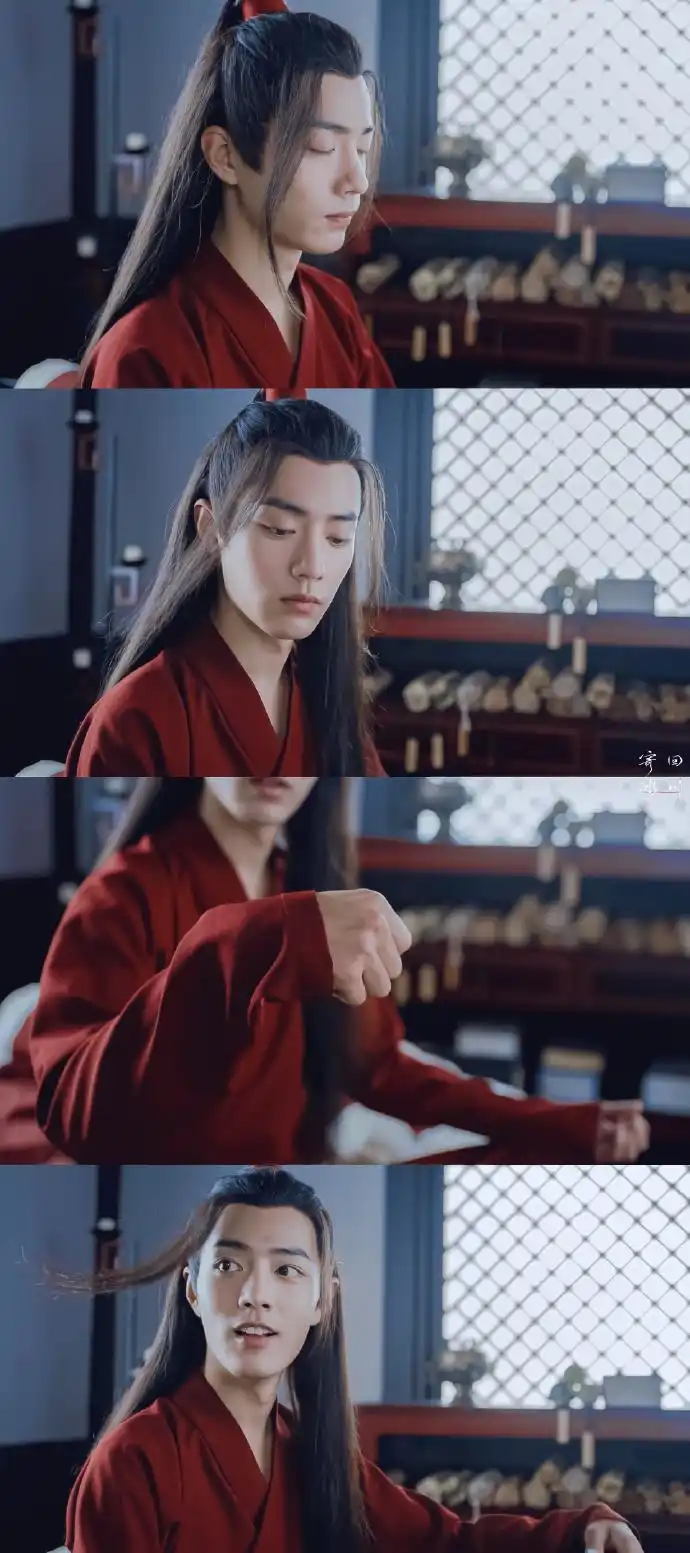 陈情令#今天美死我了#魏无羡红衣#肖战果然肖美人