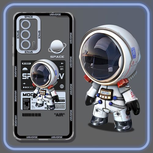 潮牌q版宇航员适用vivoiqoo8手机壳iqoo7保护套iqooneo5透明9pro全包