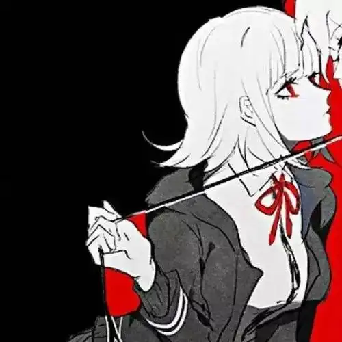 你惊恐的脸成为了我心中最美的一副画,病娇动漫情头