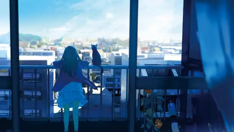 唯美治愈动漫风景桌面壁纸