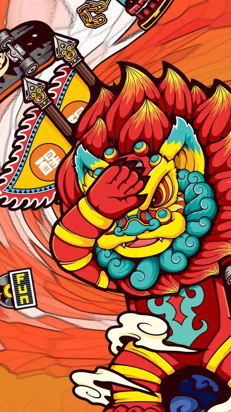 国潮 #壁纸 - 抖音