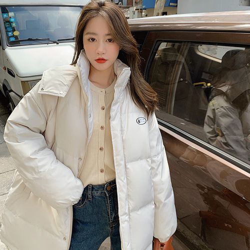 冬装150cm少女生小个子羽绒服女中长款韩版宽松新款秋冬潮港风学生