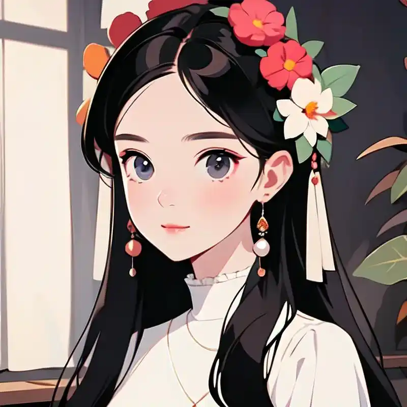 沙雕可爱卡通女生头像9798