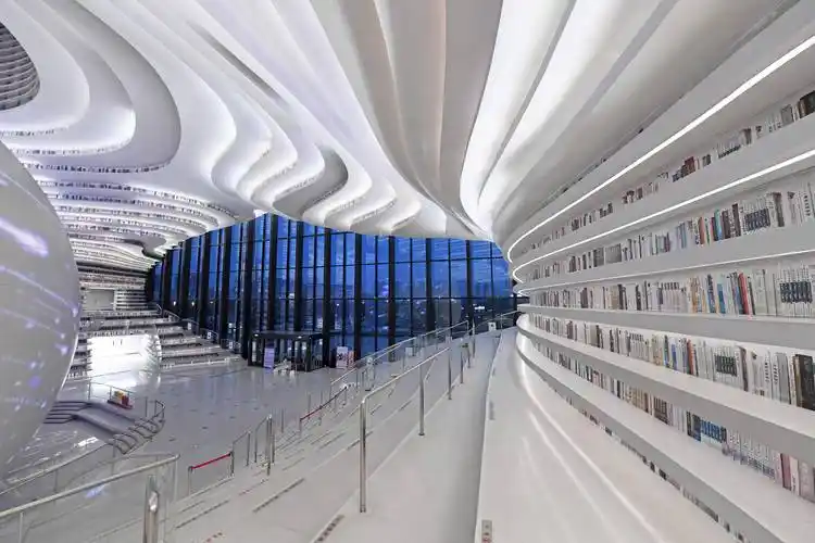 当美丽邂逅书香——天津滨海新区图书馆