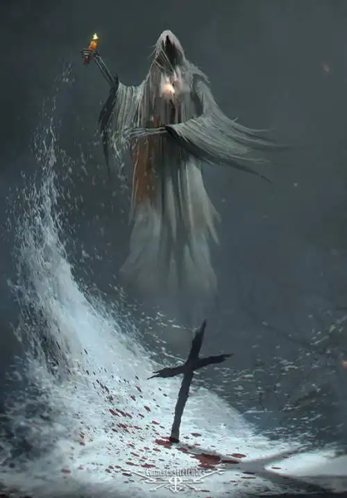 [cp]#作品赏析# 画幽灵画出境界来了[允悲]墨西哥画师ramses melendez