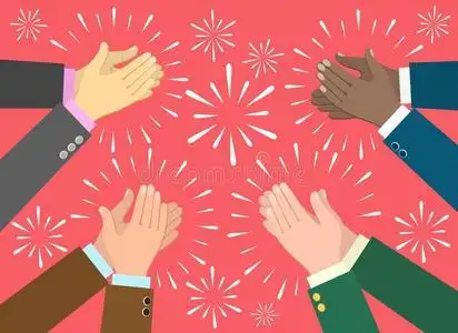 热烈欢迎莅临拍手手热烈欢迎观念照片