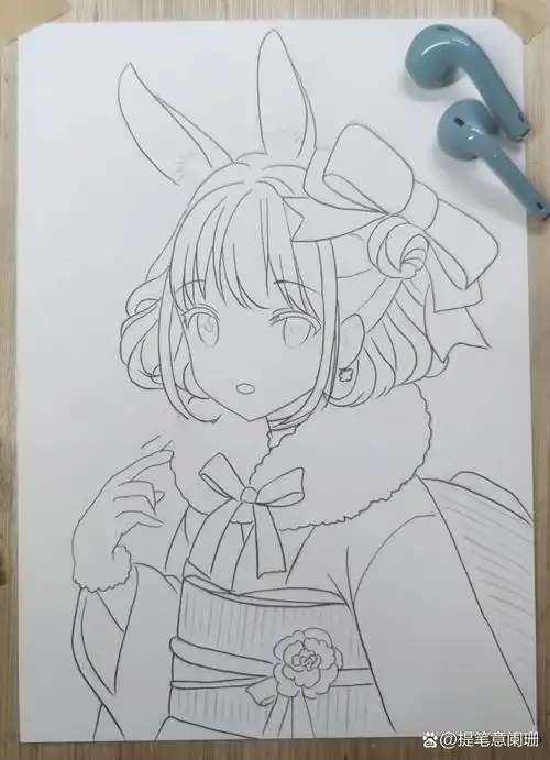 二次元动漫人物绘画步骤 同学们,我又又又来交作业了～ 两三个小时画