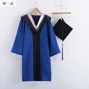 毕业照衣服学士服大学生毕业典礼礼服衣服博士毕业服装医学学位服