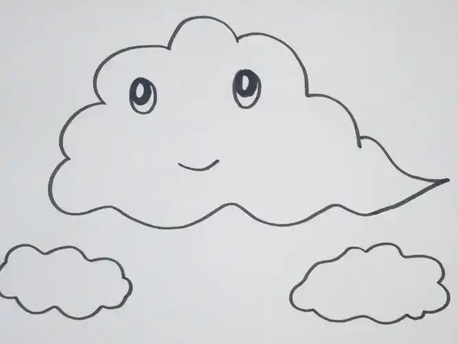 教你云朵的画法,简单又可爱!