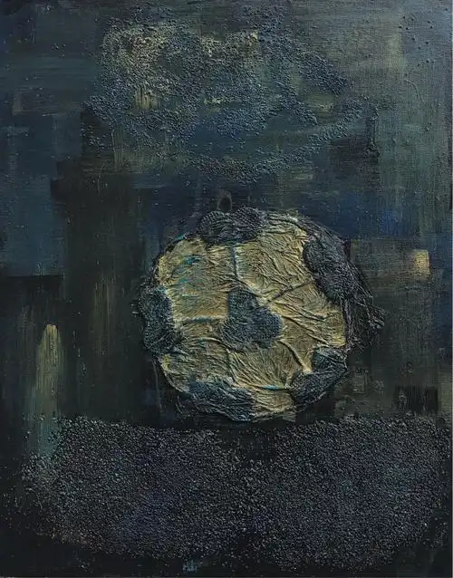 深圳中学油画工作室-综合材料绘画学生作品(二)