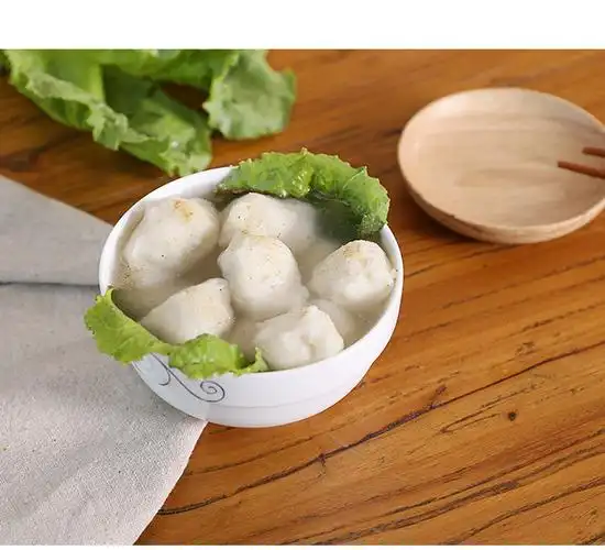 福州特产小吃手打手工墨鱼丸墨斗丸丸墨鱼丸子火锅食材